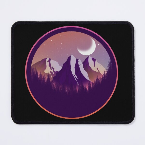 Item preview, Moon and mountains  designed and sold by megojamal.