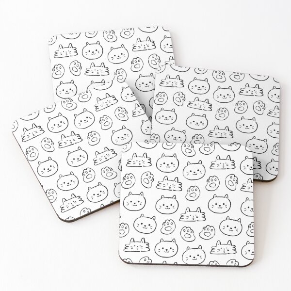 Item preview, Cute Animal Pattern - White  designed and sold by Timeknights.