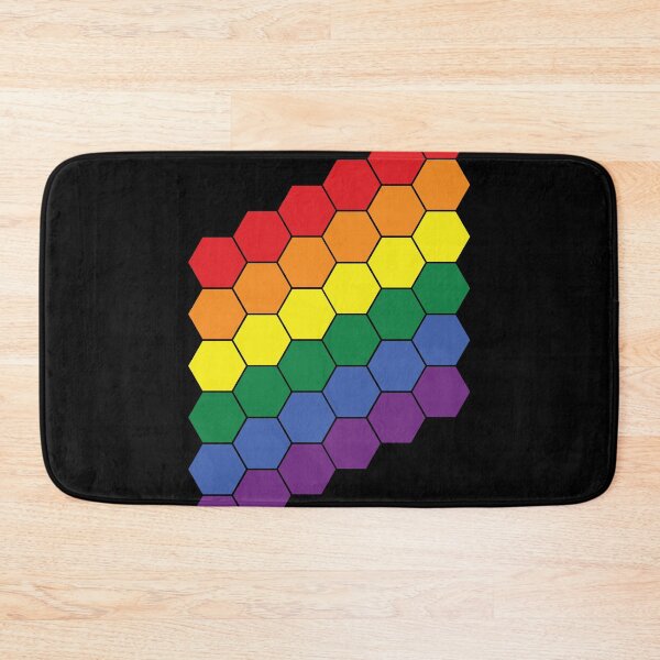 Item preview, Hexagon Rainbow Pattern designed and sold by TheirChoice.