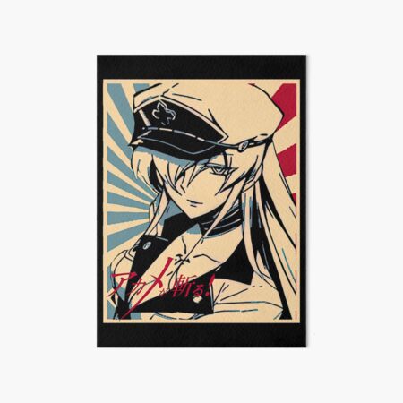 Esdeath Akame Ga Kill Anime Girl Gift | Art Board Print