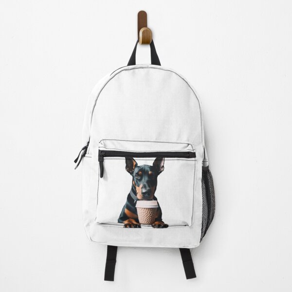 Item preview, Perky Pup: Adorable Doberman Coffee Art for Caffeine Lovers 2 designed and sold by ClawedCreations.