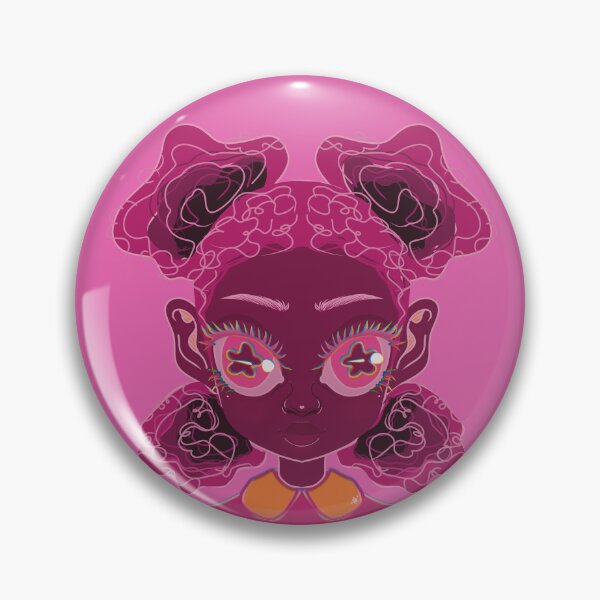 Item preview, Pink starry-eyed girl designed and sold by Abyssalbee.
