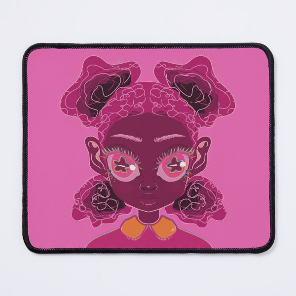 Item preview, Pink starry-eyed girl designed and sold by Abyssalbee.