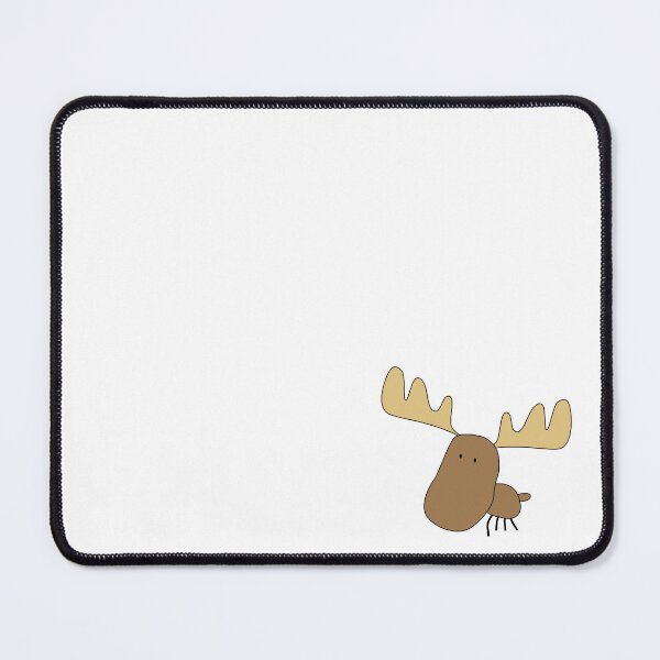 Item preview, A Playful Moose Cartoon Illustration designed and sold by InkStation24.