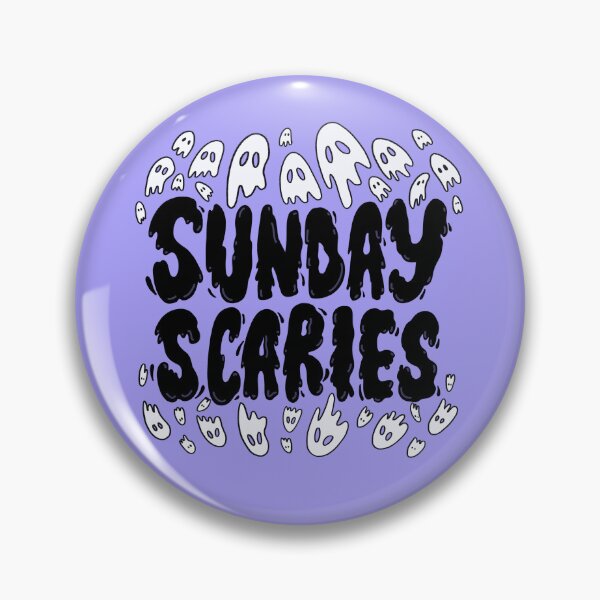 Item preview, Purple Sunday Scaries Ghosts designed and sold by DesignByLeesh.