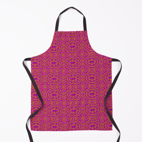 Item preview, Golden Seal abstract pattern purple, olive and fushia designed and sold by NurturingSpirit.