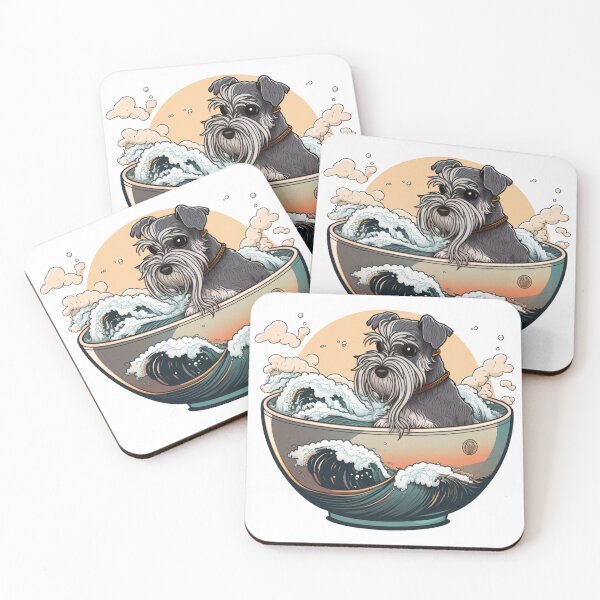 Item preview, Master Schnauzer Taking a Bath - Schnauzer Series designed and sold by SLMGames.
