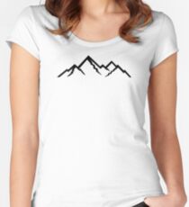 Mountains Women's Fitted Scoop T-Shirt