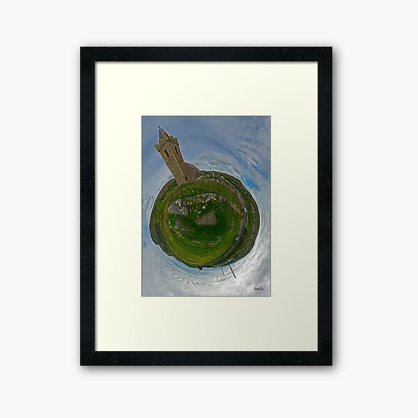 Glencolmcille Church - Sky Out Framed Art Print