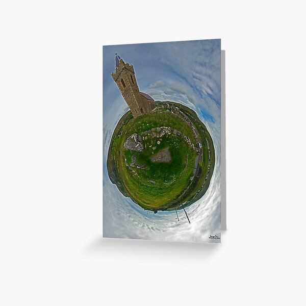 Glencolmcille Church - Sky Out Greeting Card