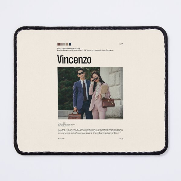 Item preview, Vincenzo, Kdrama (2021) designed and sold by PinkandP.