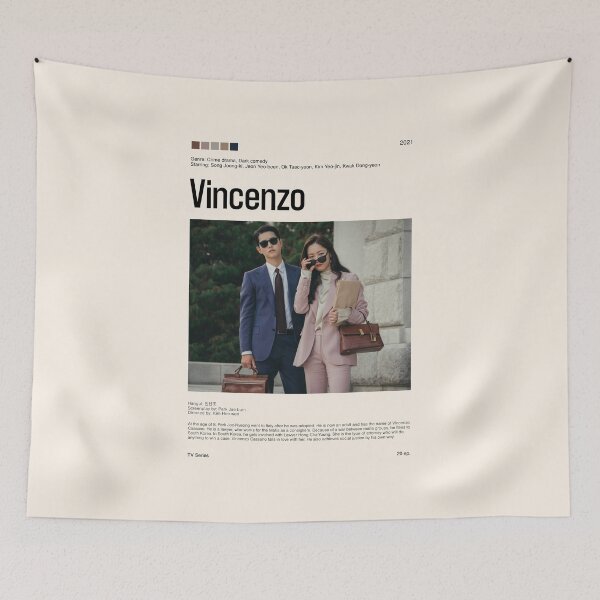 Item preview, Vincenzo, Kdrama (2021) designed and sold by PinkandP.