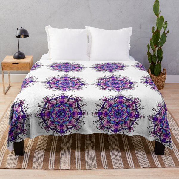Item preview, Cool Curly Floral Mandala - Pink designed and sold by Simone Pook.