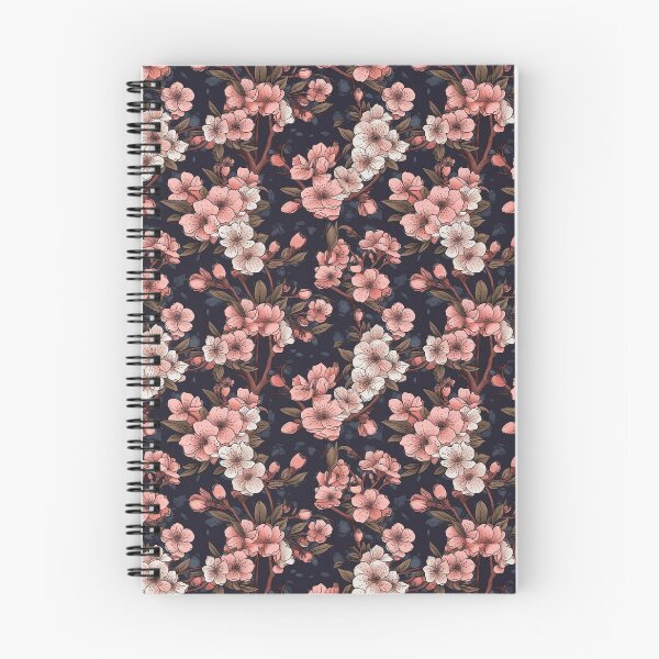 Item preview, Japanese Pink and White Cherry Blossoms Sakura Pattern  designed and sold by StudioTokyo.