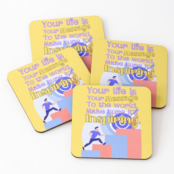 Item preview, Your life is your message to the world make sure it's inspiring. designed and sold by Everyday_wonder .