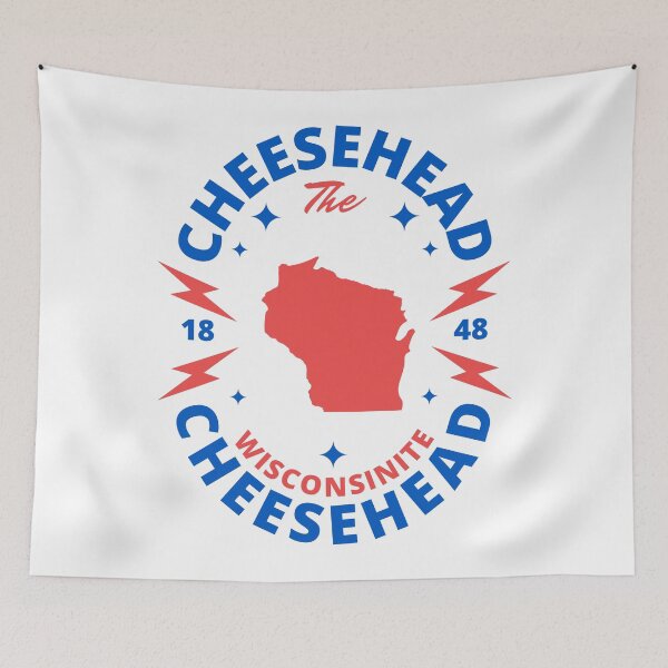 Item preview, Cheesehead - Wisconsin State Flag - 1848 designed and sold by Ranggasme.