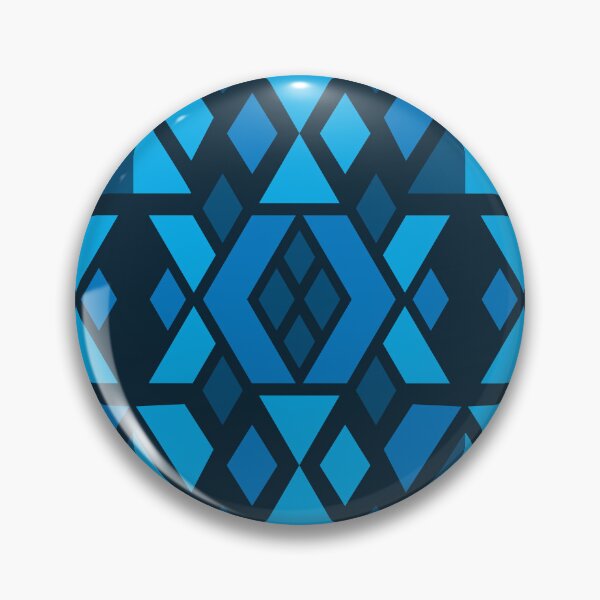 Item preview, Rhombus, Triangle, and Trapezoid - Blue and Navy designed and sold by LaBelleMaison.