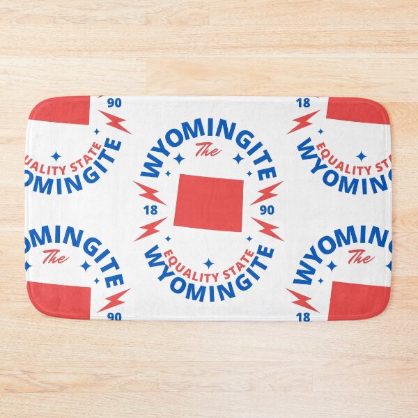 Item preview, Wyomingite - The Equality State - Wyoming Map designed and sold by Ranggasme.