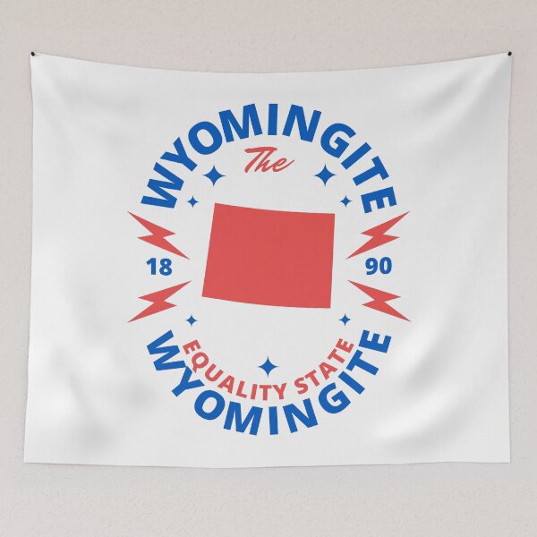 Item preview, Wyomingite - The Equality State - Wyoming Map designed and sold by Ranggasme.