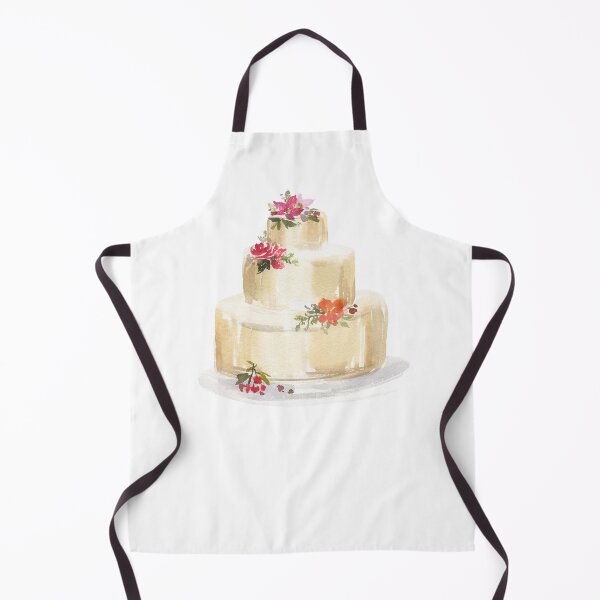 Item preview, Watercolor Wedding Cake designed and sold by junkydotcom.