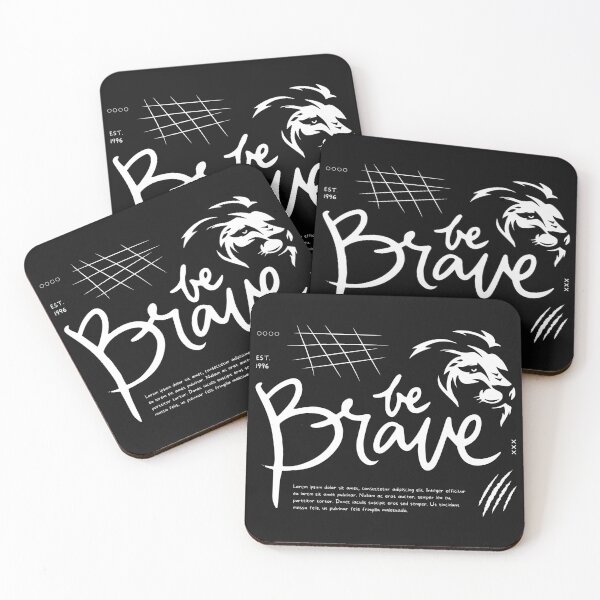 Item preview, BE BRAVE. designed and sold by lionsavannah.