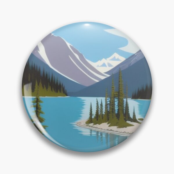 Item preview, Jasper National Park Illustrated Poster designed and sold by kbracey-meraki.