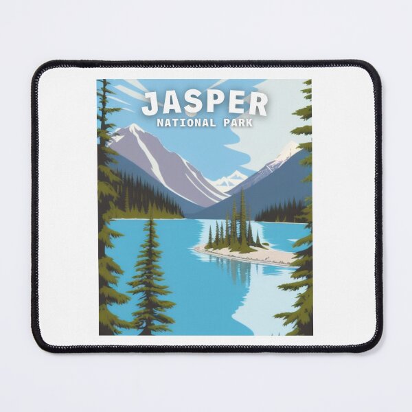 Item preview, Jasper National Park Illustrated Poster designed and sold by kbracey-meraki.