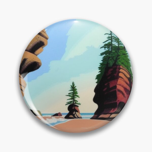 Item preview, Bay of Fundy National Park Illustrated Poster designed and sold by kbracey-meraki.