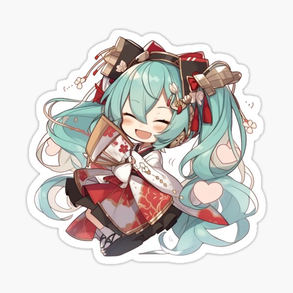 Hatsune Miku  Sticker for Sale by StrawberriStorm