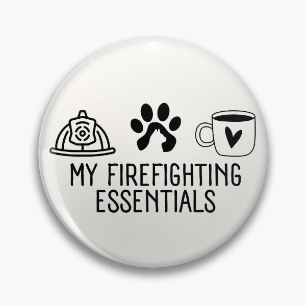 Item preview, My Firefighting Essentials - Coffee Cats and Heroism  designed and sold by TrippyHistory.