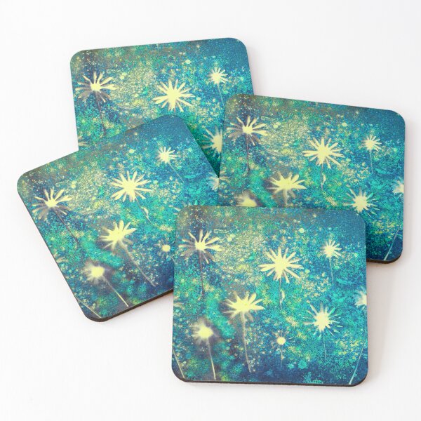 Item preview, Pretty Daisies in an Azure Sky, Cyanotype Print designed and sold by Redheadwonders.