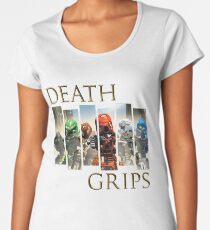 Camiseta premium de cuello ancho Death Grips - Bionicle Toa Mata