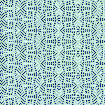 Artwork thumbnail, Stars Pattern Abstract by AzlanStudio