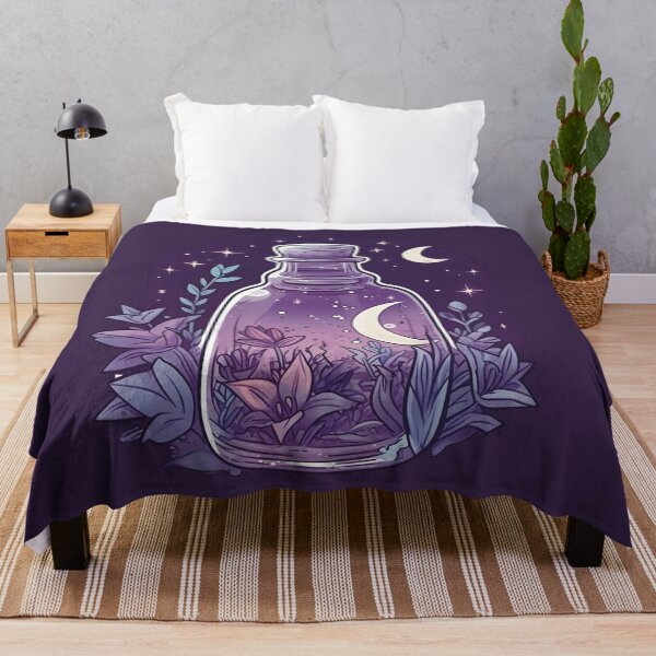 Item preview, Purple world in a bottle designed and sold by Lialightart.