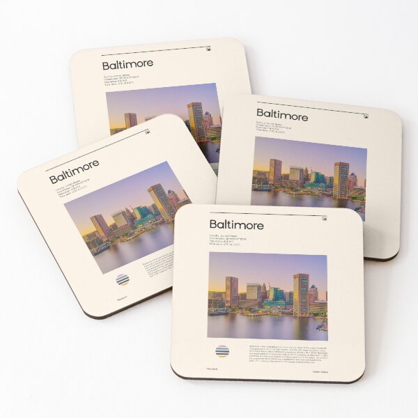 Item preview, Baltimore (Travel poster) designed and sold by RabbitK.
