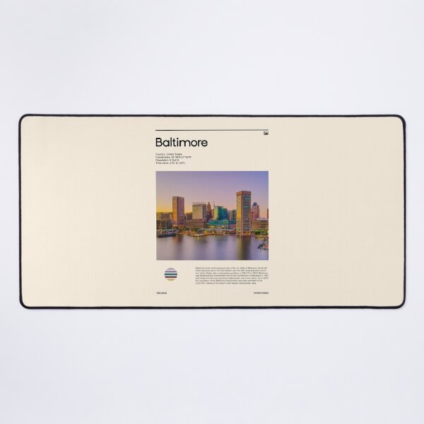 Item preview, Baltimore (Travel poster) designed and sold by RabbitK.