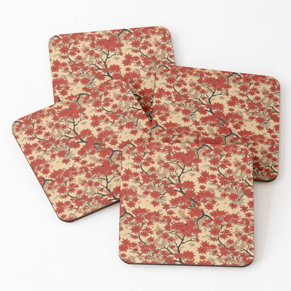 Item preview, Japanese Momiji Fall Maple Leaves Pattern designed and sold by StudioTokyo.