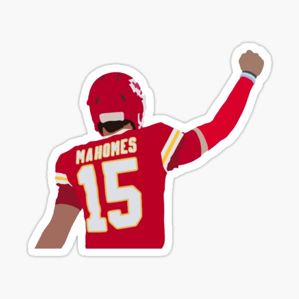 Kansas City Chiefs NFL Patrick Mahomes #15 Sticker Football Decals Truck  Laptop