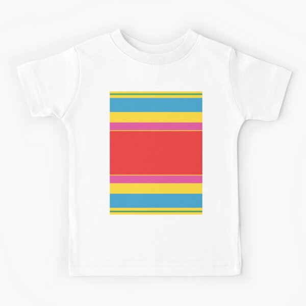 Color-block T-shirt - Bright blue/color-block - Kids