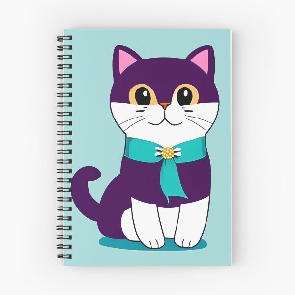 Item preview, Cute cat with teal support ribbon designed and sold by Lady-Frost.