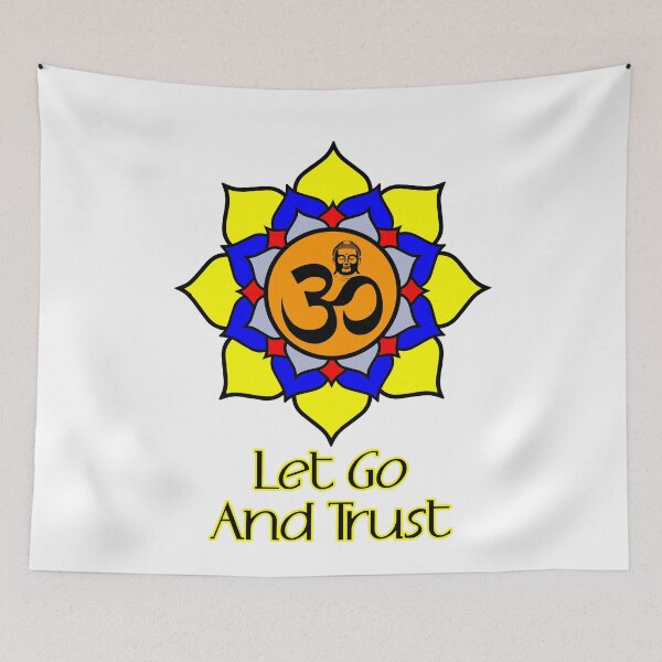 Item preview, 'Let Go and Trust' Buddhist Designs - Karma Collection designed and sold by Ridiculam Toga.