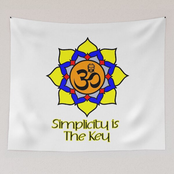 Item preview, 'Simplicity is The Way' Buddhist Designs - Karma Collection designed and sold by Ridiculam Toga.