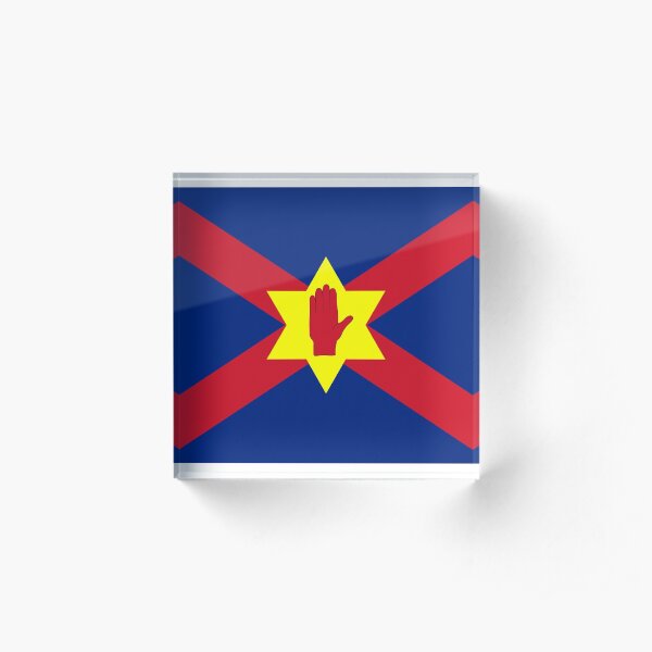 Flag of the Ulster Nation Acrylic Block
