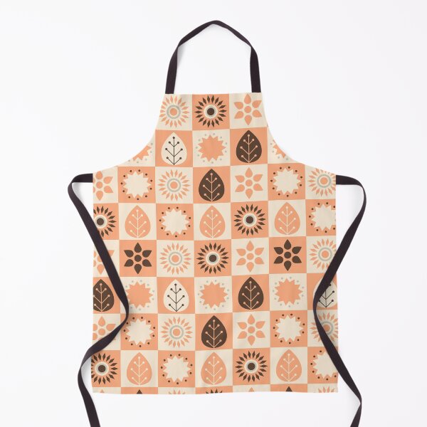 Item preview, Nordic flowers and leaves in chess board designed and sold by LaBelleMaison.