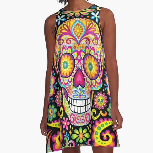 Item preview, Sugar Skull Day of the Dead Art (Spark) designed and sold by Thaneeya McArdle.