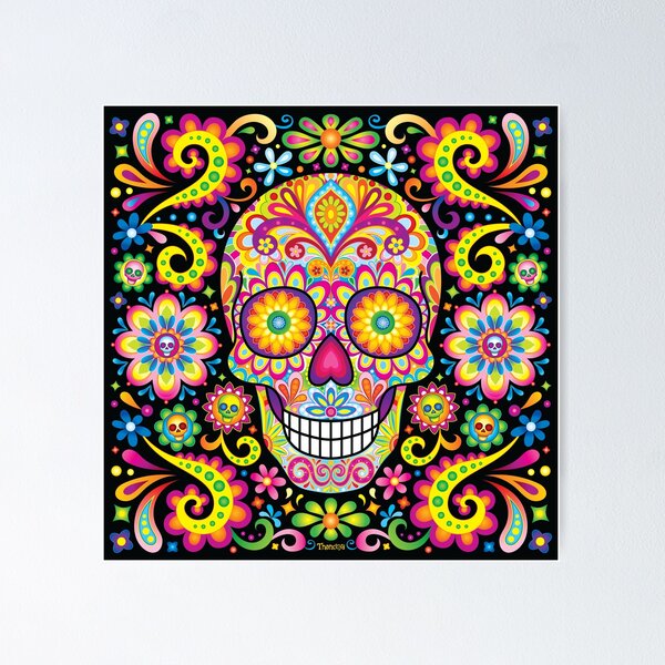 Item preview, Sugar Skull Day of the Dead Art (Spark) designed and sold by Thaneeya McArdle.