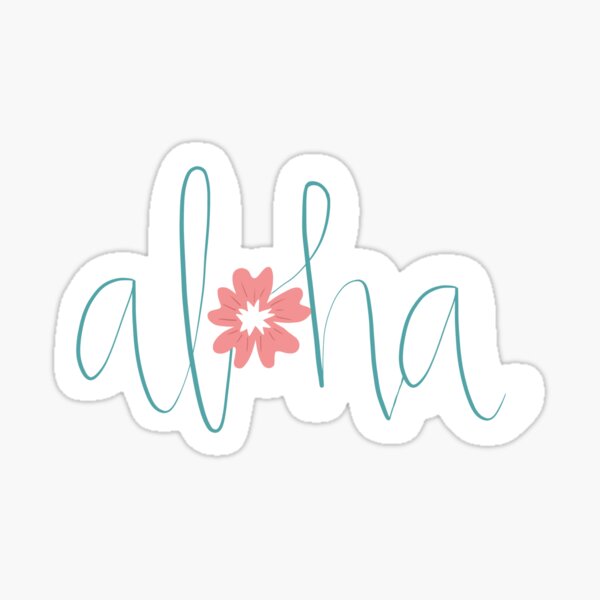 Aloha Sticker