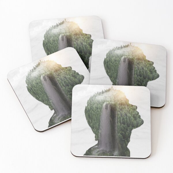 Item preview, Tree and waterfall Double Expoure designed and sold by Mustafa Mitwally.
