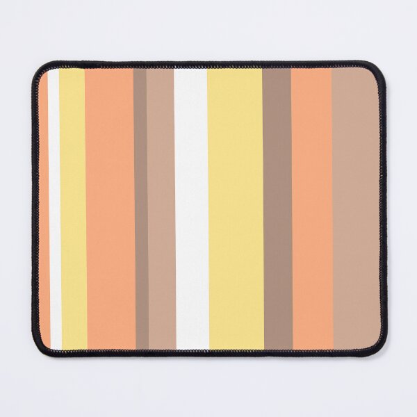 Item preview, Vertical stripes - salmon and warm gray designed and sold by LaBelleMaison.