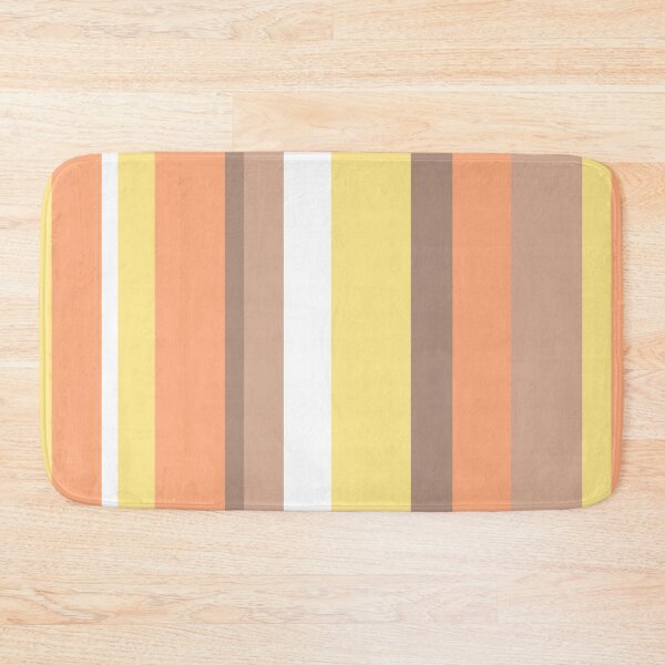 Item preview, Vertical stripes - salmon and warm gray designed and sold by LaBelleMaison.